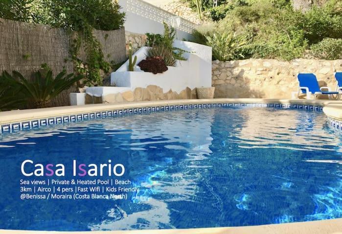 Charming Villa In Montemar With Private, Heated Pool And Sea Views Benissa Eksteriør billede