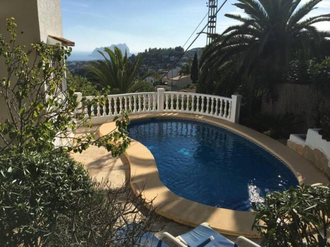 Charming Villa In Montemar With Private, Heated Pool And Sea Views Benissa Eksteriør billede