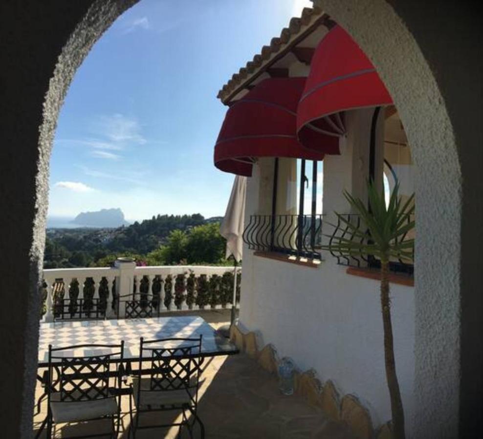 Charming Villa In Montemar With Private, Heated Pool And Sea Views Benissa Eksteriør billede