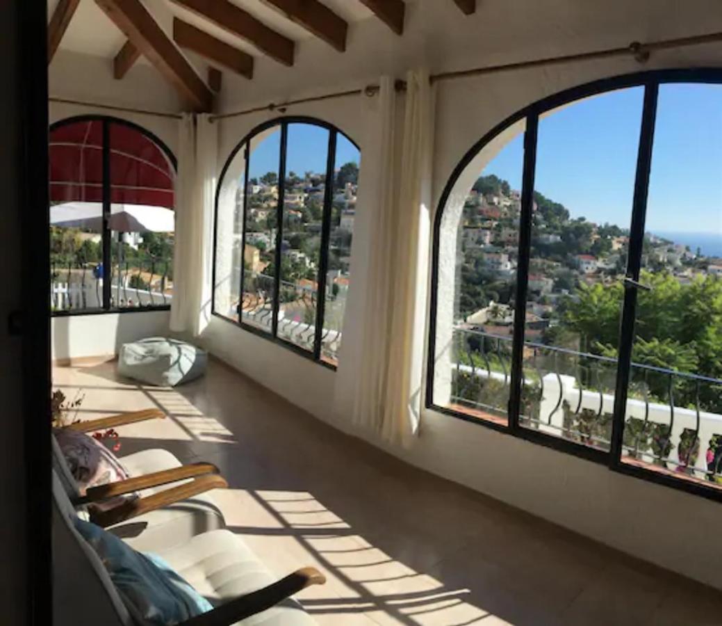 Charming Villa In Montemar With Private, Heated Pool And Sea Views Benissa Eksteriør billede