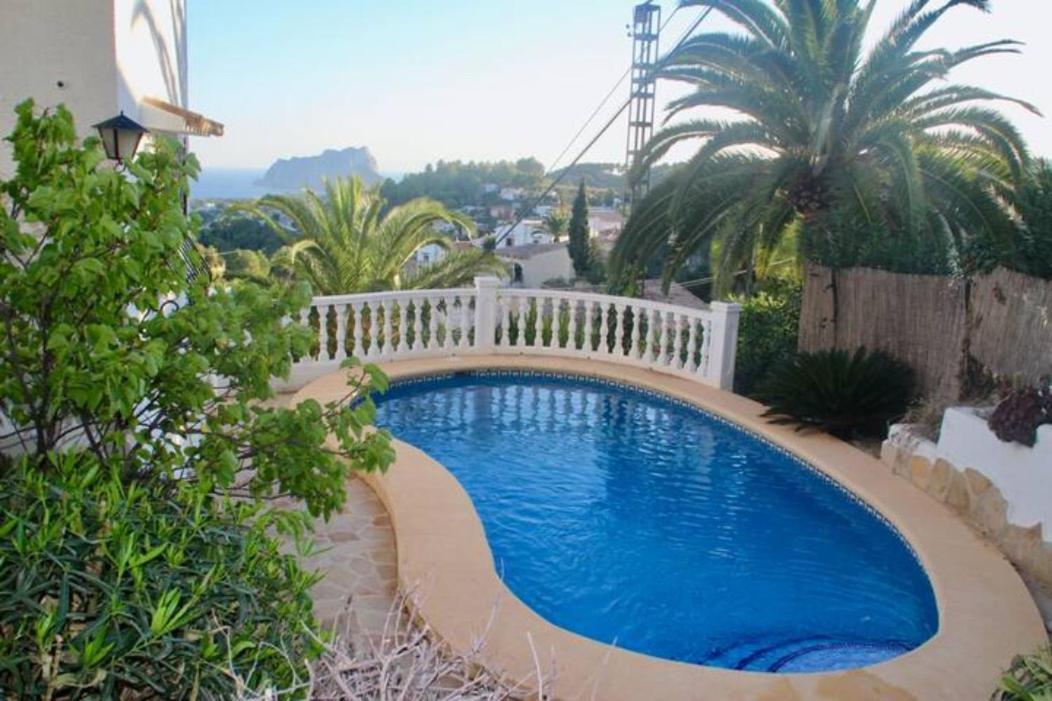 Charming Villa In Montemar With Private, Heated Pool And Sea Views Benissa Eksteriør billede