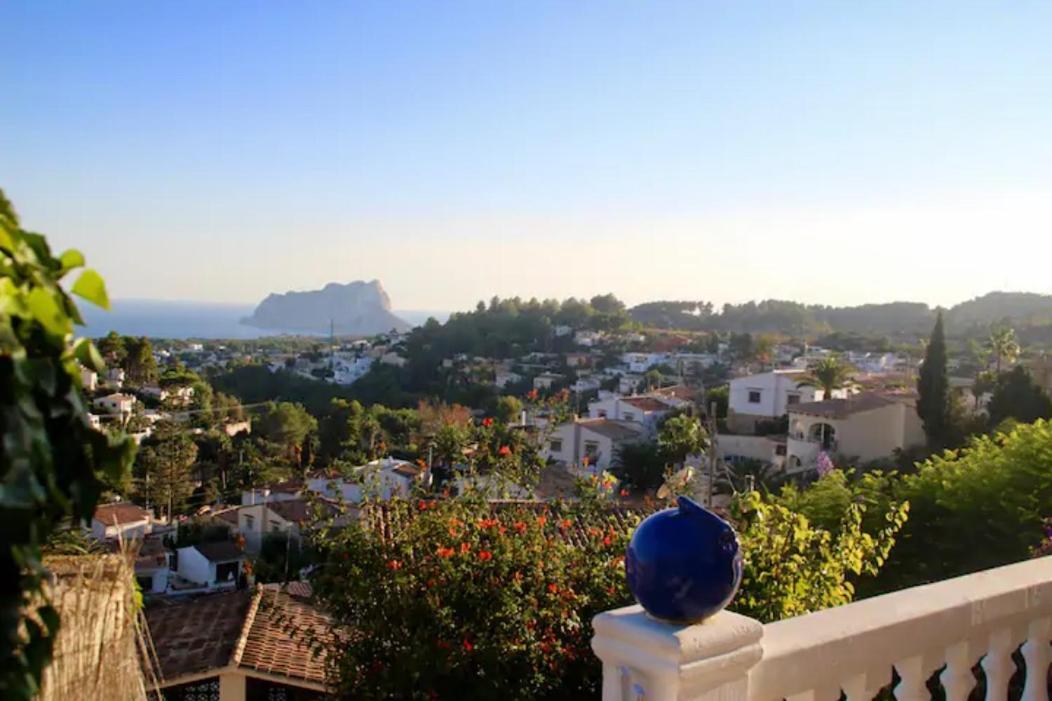 Charming Villa In Montemar With Private, Heated Pool And Sea Views Benissa Eksteriør billede