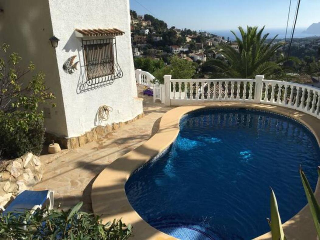 Charming Villa In Montemar With Private, Heated Pool And Sea Views Benissa Eksteriør billede
